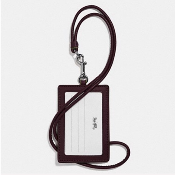 COACH Signature Coated Canvas Lanyard  ID - Picture 2 of 6